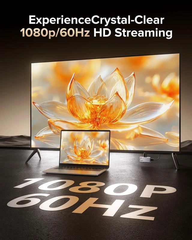 Alt view image 2 of 7 - Llano S850 Upgraded Type-C Wireless HDMI Transmitter and Receiver, 50M, Ultra 4K Decode Input 1080P@60Hz Output, Plug&Play 5G+2.4G and Audio for Phone/Tablet/Laptop/PC to Monitor (Silver)