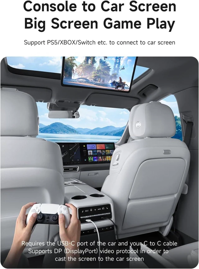 Alt view image 2 of 7 - Hagibis HDMI to USB C Adapter, 4K@60Hz HDMI Male to USB-C Female Cable, Portable Monitor, AR Glasses XREAL, VITURE, RayNeo, Rokid to Type C Laptop, Switch, ROG Ally, Steam Deck, PS4/5