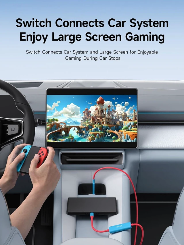 Alt view image 6 of 6 - Hagibis USB3.0 Video Capture Card with 100W PD for Switch2, USB C to USB A/USB C 1080P@60fps 2K@30fps Live and Record Video Audio Game for Car Quest 3 VR PS4/5 ROG Ally Steam Deck (CC10P)