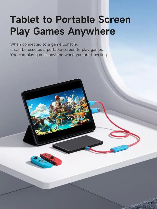 Alt view image 4 of 6 - Hagibis USB3.0 Video Capture Card with 100W PD for Switch2, USB C to USB A/USB C 1080P@60fps 2K@30fps Live and Record Video Audio Game for Car Quest 3 VR PS4/5 ROG Ally Steam Deck (CC10P)