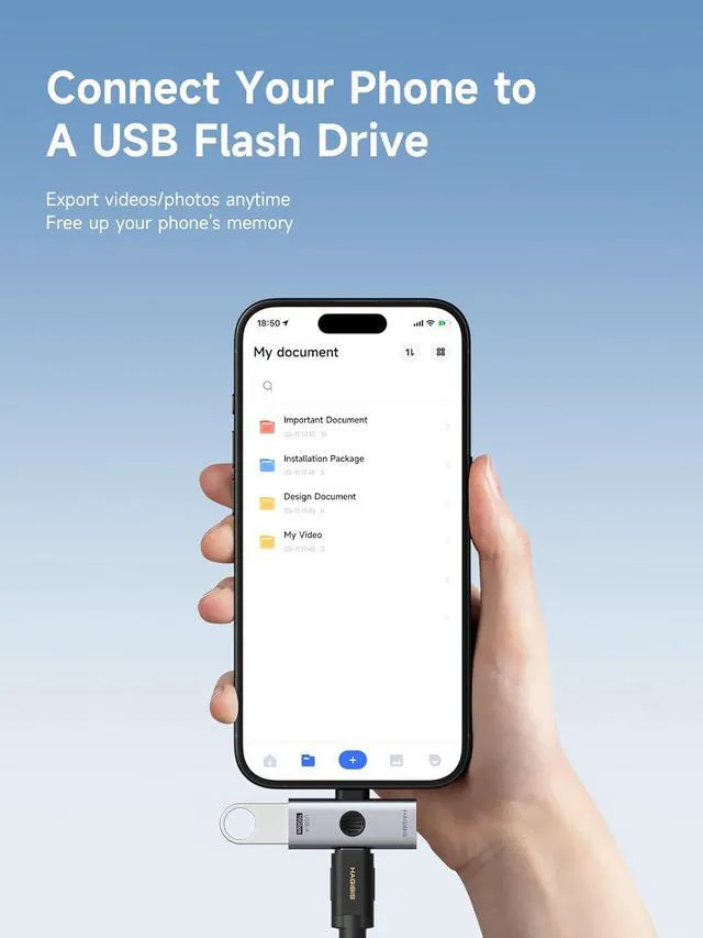 Alt view image 5 of 7 - Hagibis USB-C Splitter with 100W Fast Charging and 10Gbps USB 3.2, 2 in 1 OTG Adapter for iPhone 16/15 Pro Max, iPad Pro, MacBook, Rog Ally, Steam Deck, Quest 3 2 (TUA09 USB-C + PD)
