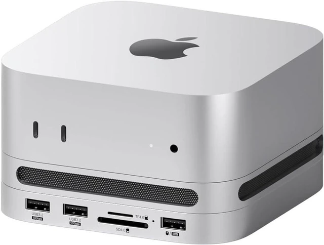 Main image of Hagibis Mac mini M4 Hub with M.2 SSD Enclosure & Dustproof Stand, USB-C Docking Station with M.2 NVMe SSD Case, 4K@60Hz HDMI, SD4.0, Micro SD 4.0, 10Gbps USB3.2 for Mac mini M4 Pro (MC65H)