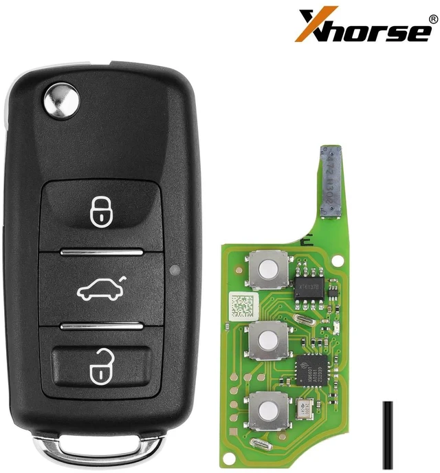 Alt view image 6 of 6 - Xhorse XEB510EN B5 Type Super Remote 3-Button Smart Key VVDI Super Remote Programmable Replacement