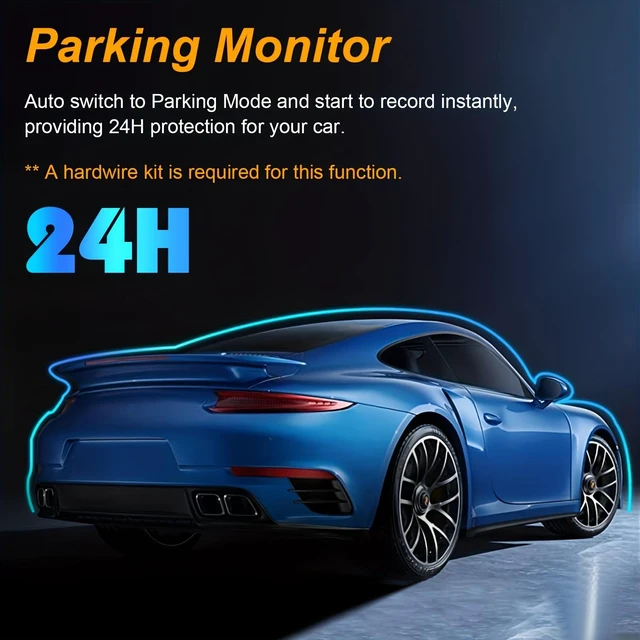Alt view image 4 of 7 - 1080P Dual Lens Dash Cam Front & Inside 170° Wide Angle IR Night Vision WiFi Car DVR Camera with G-Sensor Loop Recording Parking Monitor