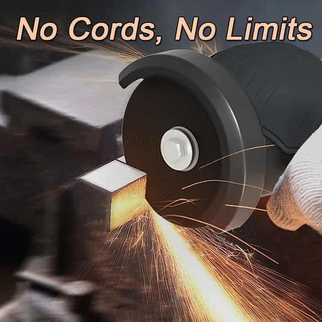 Alt view image 6 of 7 - 12V Mini Angle Grinder with Cutting Disc, Multifunctional Cordless Angle Grinder Kit, 15,000 Rpm High-Speed Power Angle Grinder, 1500mah, For Cutting Grinding Polishing