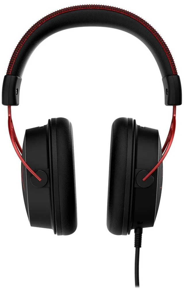 Alt view image 5 of 6 - HyperX Cloud Alpha - Gaming Headset, Dual Chamber Drivers, Legendary Comfort, Aluminum Frame, Detachable Microphone, Works on PC, PS4, PS5, Xbox One, Xbox Series X|S, Nintendo Switch and Mobile Red