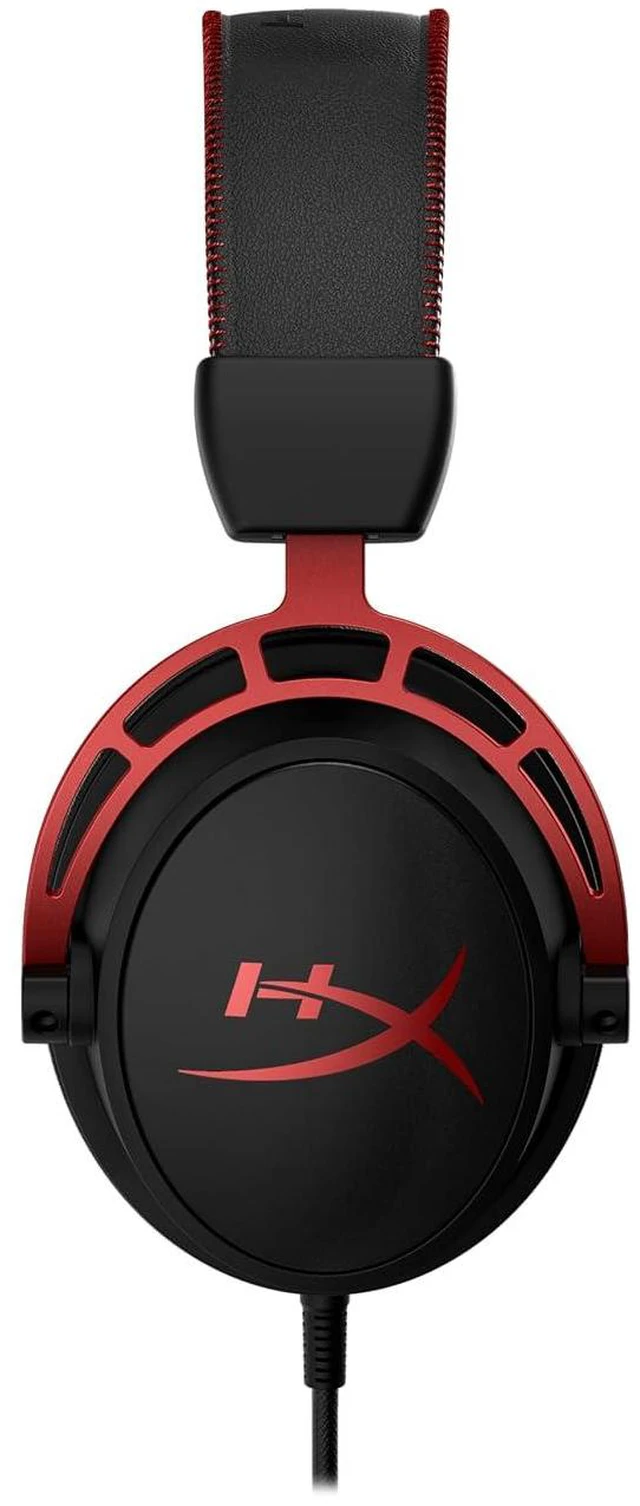 Alt view image 4 of 6 - HyperX Cloud Alpha - Gaming Headset, Dual Chamber Drivers, Legendary Comfort, Aluminum Frame, Detachable Microphone, Works on PC, PS4, PS5, Xbox One, Xbox Series X|S, Nintendo Switch and Mobile Red