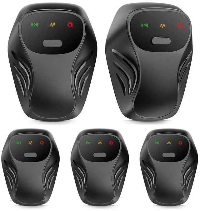 Main image of 3-Mode Ultrasonic Pest Repeller 5-Pack Multi-Function Plug-in Repellent for Mosquito, Mice, Bugs & Rodents