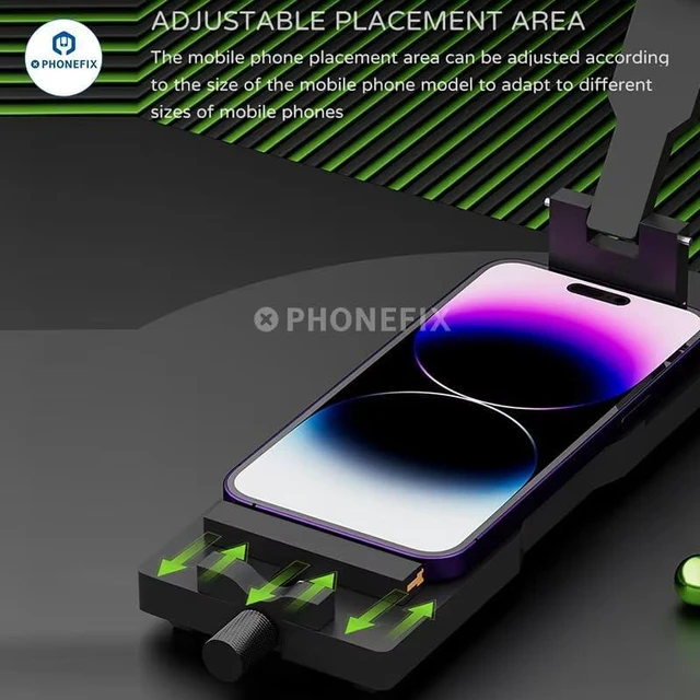 Alt view image 4 of 7 - Universal Screen LCD Separator Heating-Free Mobile Phone Screen Fast Open Fixture with Strong Sucktion Cup Portable Adjustable LCD Display Removal Clamp Phone Disassembly Repair Tool