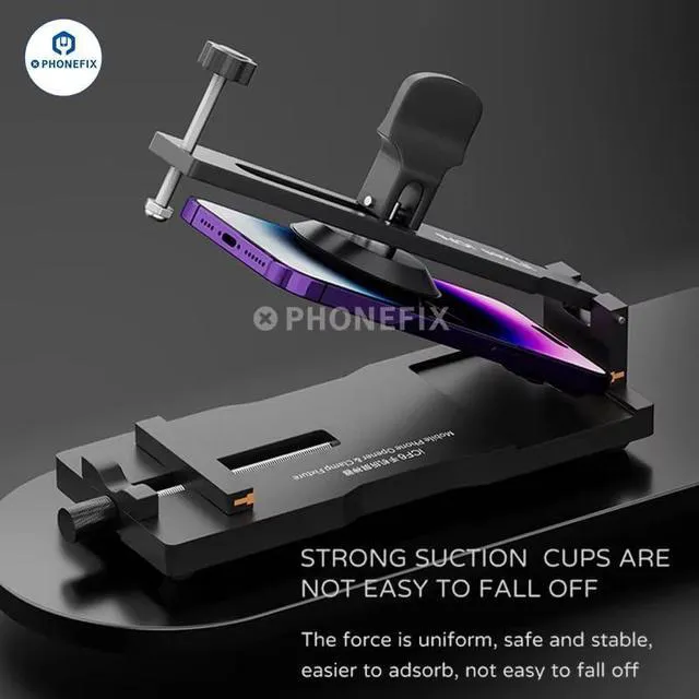 Alt view image 6 of 7 - Universal Screen LCD Separator Heating-Free Mobile Phone Screen Fast Open Fixture with Strong Sucktion Cup Portable Adjustable LCD Display Removal Clamp Phone Disassembly Repair Tool