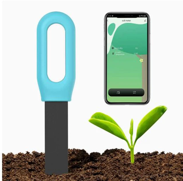 Main image of Yunseity Soil Meter, Smart Soil Tester with Real Time Monitoring for Indoor Plants, Humidity Temperature Alarm and Low Battery Alert