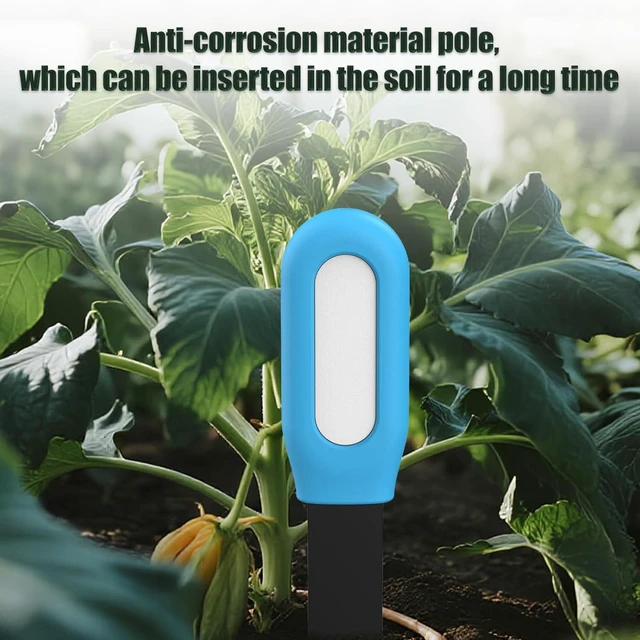 Alt view image 2 of 7 - Yunseity Soil Meter, Smart Soil Tester with Real Time Monitoring for Indoor Plants, Humidity Temperature Alarm and Low Battery Alert