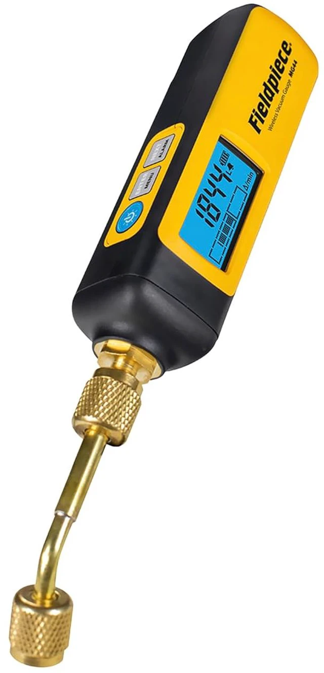 Main image of Fieldpiece - HVACR Wireless Vacuum Gauge - MG44 - Quick, Accurate Evacuations & Vacuum Readings - Job Link Compatible Long Range HVAC Tool