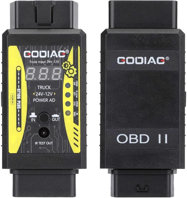 Alt view image 5 of 7 - GODIAG GT106 Plus 24V to 12V Adapter for Heavy Duty Trucks, Fuel Injector Testing and Relay Service Tool for Cars & Trucks