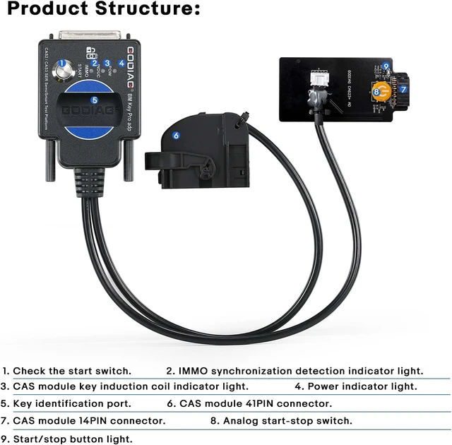 Alt view image 3 of 6 - GODIAG CAS2 CAS3 Test Platform
