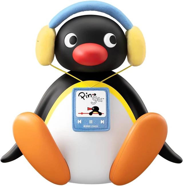 Alt view image 3 of 7 - MARTUBE Pingu Bluetooth Speaker, Desk Room Decor, Birthday Gifts for Women,Cute Pingu penguin portable wireless speaker, aesthetic desk table decor for bedroom, room & home, birthday gift for her