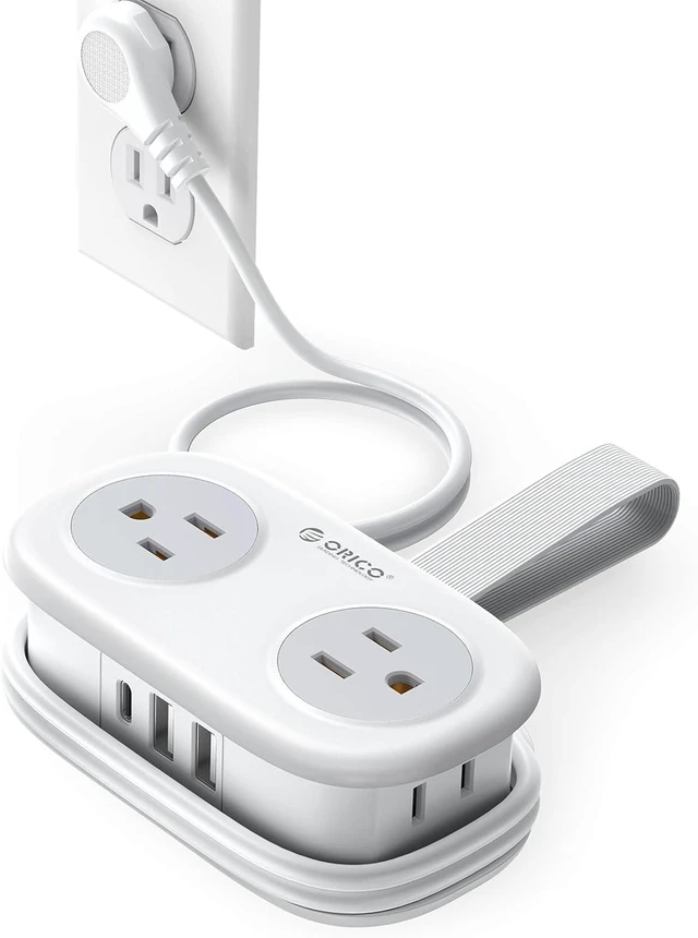 Main image of Cruise Approved Travel Power Strip, 4FT Wrap-Around Extension Cord,with 4 Outlets 3 USB Ports (1 USB C), Compact outlet extender for Hotel Travel Essentials ETL Listed-AP3