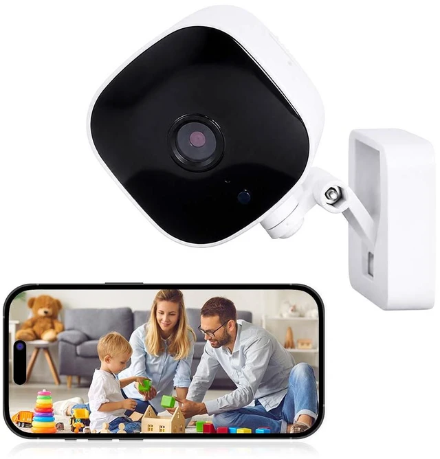 Main image of Smart Indoor Security Camera with 940nm Infrared Night Vision,24/7 Monitoring, Cloud & TF Card Storage, 940nm Invisible IR, Wi-Fi Connected, Motion Detection