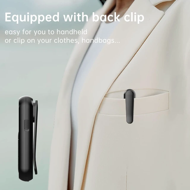 Alt view image 7 of 7 - MI03 Pocket FM Radio Portable with Clip Rechargeable -Black,Long Battery Life, Auto Scan, Lock Key, Backlight, Sleep Timer,Digital Mini Radio,for Walking, Racing FM Receiver
