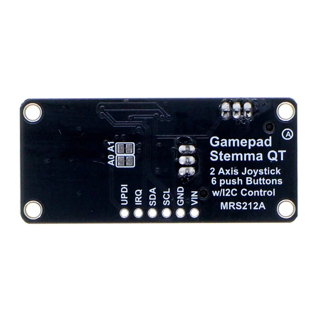Alt view image 5 of 5 - Adafruit Mini I2C Gamepad with seesaw - STEMMA QT / Qwiic Breakout Board - 2-Axis Joystick & 6 Buttons