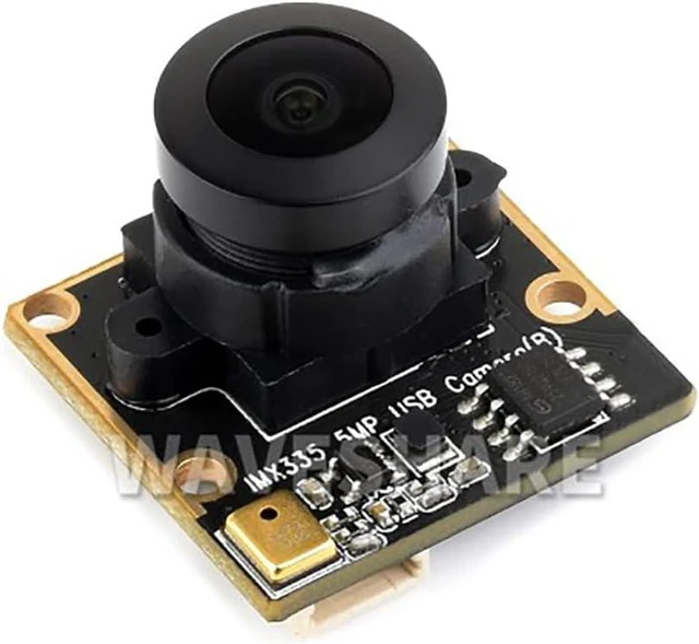 Main image of IMX335 5MP USB Camera (B) for Raspberry Pi 5/Jetson Orin Kit 2K Video Recording 175° Wide Angle Better Sensitivity in Low-Light Condition Wide Dynamic Range USB2.0 Port