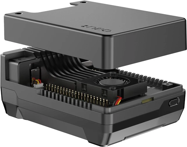 Main image of Argon NEO 5 M.2 NVMe Case for Raspberry Pi 5 - Aluminum, Active Cooling