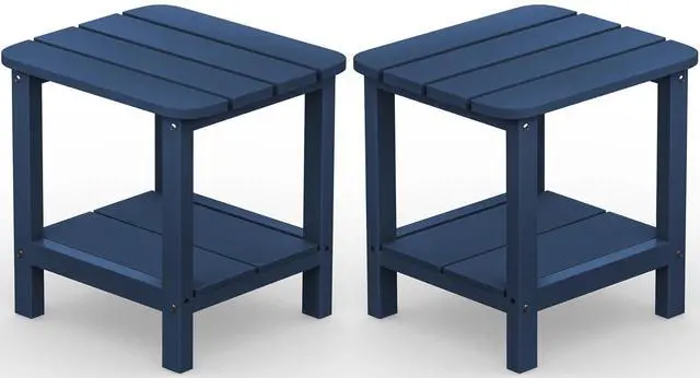 Main image of Adirondack Table Set of 2, Outdoor Side Table- Blue