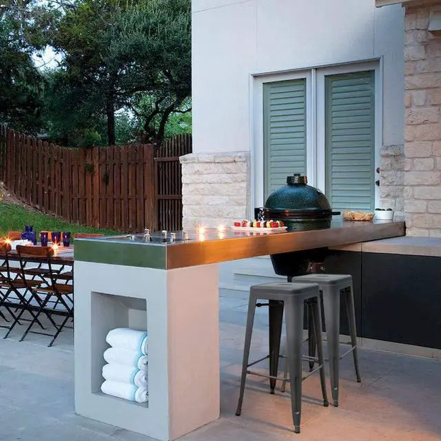 Alt view image 2 of 7 - 30 Inches Metal Bar Stools Industrial Barstools Stackable High Backless Stools Vintage Indoor Outdoor Stackable Kitchen Stools