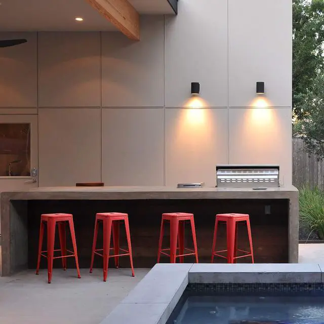Alt view image 7 of 7 - 30 Inches Metal Bar Stools Industrial Barstools Stackable High Backless Stools Vintage Indoor Outdoor Stackable Kitchen Stools