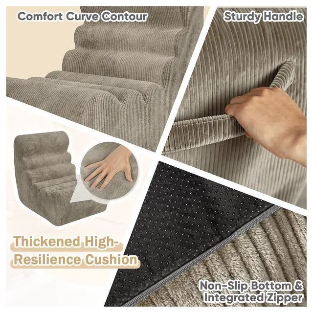 Alt view image 4 of 7 - Bean Bag Chair for Adults Memory Foam Bean Bag Chairs, Fireside Chair Comfy Lazy Floor Sofa, Recliner Sofa for Living Rooms and Bedrooms (Brown)