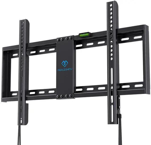 Main image of Fixed TV Wall Mount Bracket for 32-82 Inch LED, LCD, and OLED Flat Screen TVs - Fits 16- 24 Wood Studs, Fixed TV Mount with VESA 600 x 400mm Holds up to 132 lbs, PSLLK1