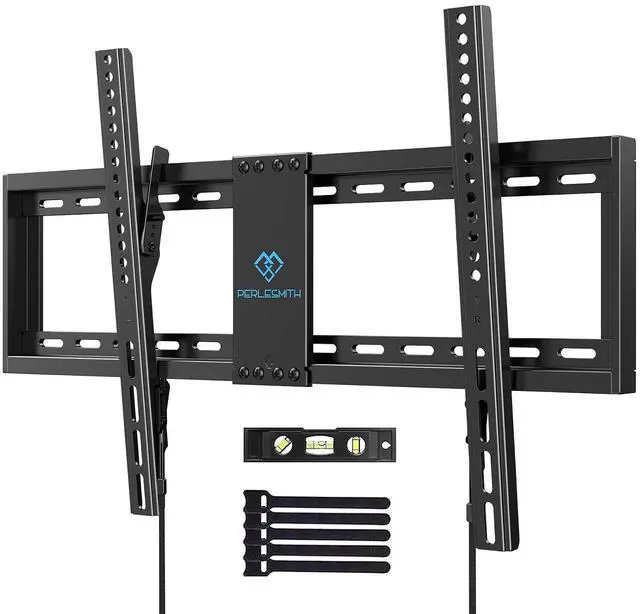 Main image of UL Listed TV Mount for Most 37-85 inch TV, Universal Tilt TV Wall Mount Fits 16- 24 Wood Stud with Loading 132 lbs & Max VESA 600x400mm, Low Profile Flat Wall Mount Bracket PSLTK1