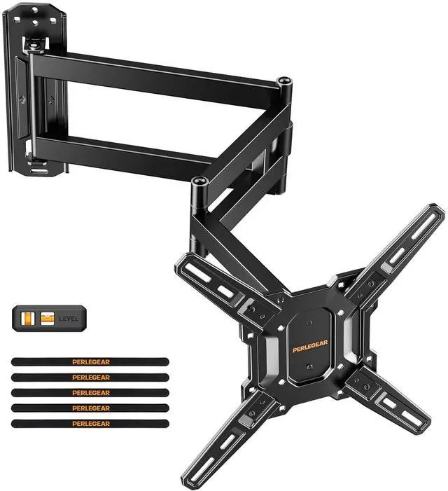 Main image of Long Arm TV Wall Mount for 32-65 TVs, 37.4 Long Extension Corner TV Mount, Max VESA 400x400mm, Articulating Arms Full Motion Wall Mount Bracket with Swivel and Tilt, Holds up to 110 lbs