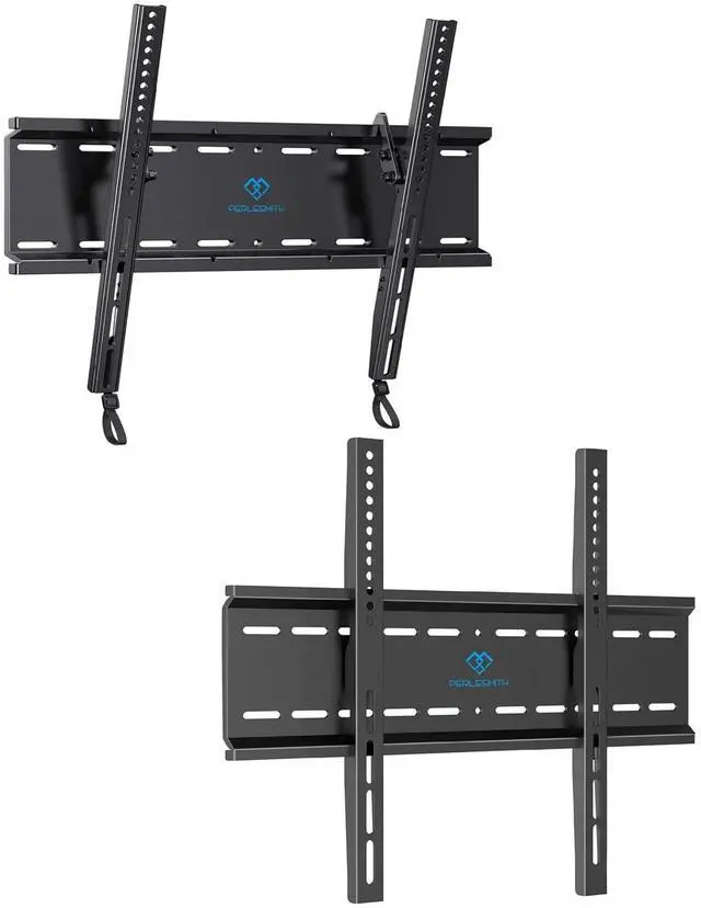 Main image of Tilting TV Wall Mount Low Profile for Most 23-60 inch TVs with VESA 400x400mm up to 115lbs PSMTK1, Fixed TV Wall Mount for Most 26-60 inch TVs up to 115lb with Max VESA 400x400mm PSML1
