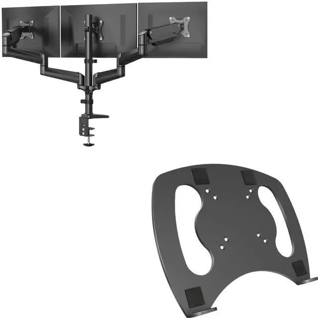 Main image of Triple Monitor Mount&Laptop Tray