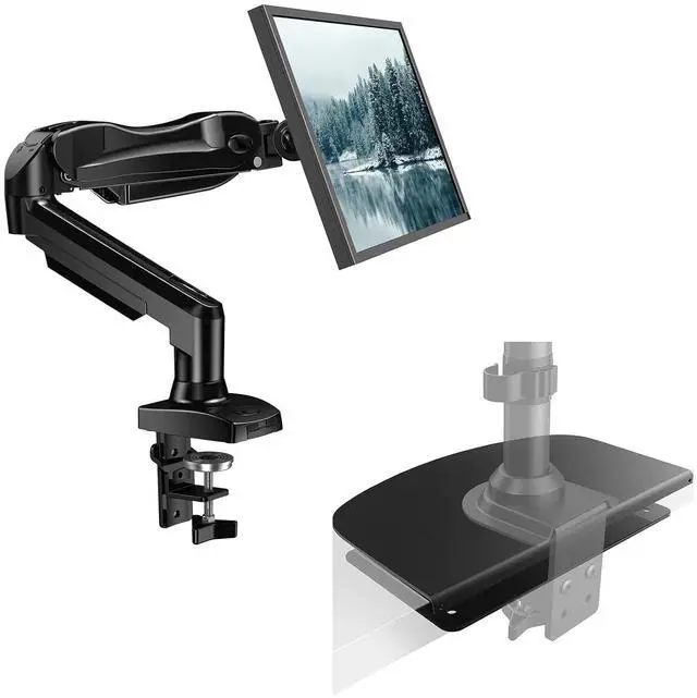 Main image of Single Monitor Mount 13 to 32 Inch, Steel Monitor Mount Reinforcement Plate for Thin