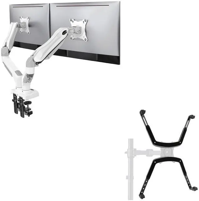 Main image of Dual Monitor Stand and HUANUO Universal VESA Mount Adapter Kit