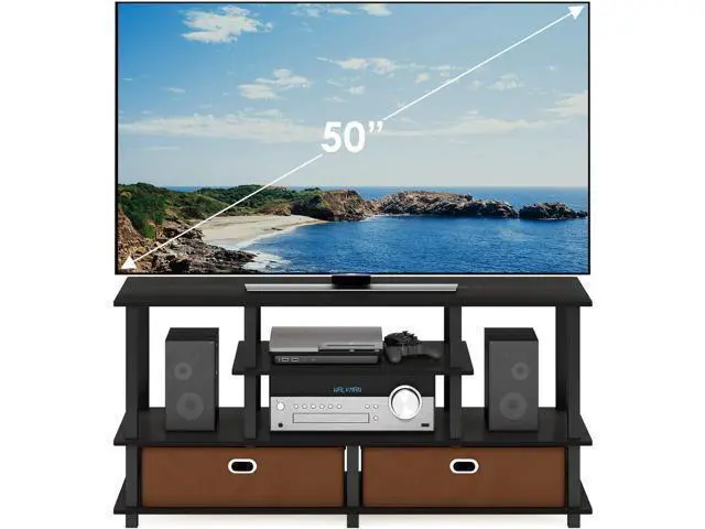 Alt view image 3 of 7 - Furinno JAYA TV Stand for up to 50-Inch TV, 55 Inch