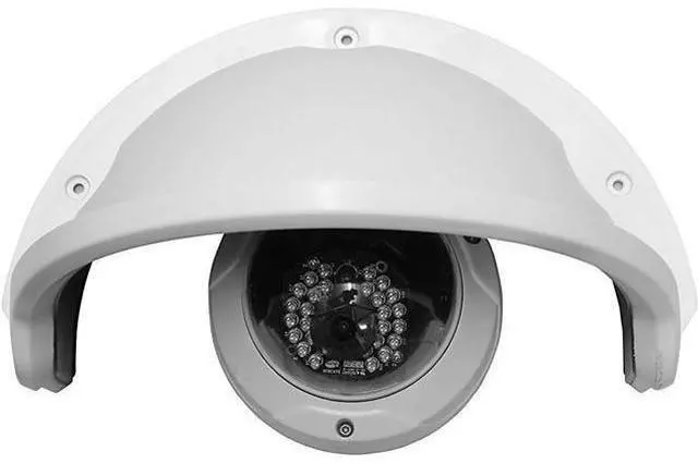 Alt view image 3 of 4 - SDS DS-1250ZJ Universal Sun Rain Shade Camera Cover Shield for Outdoor Camera (4 Pack, White)