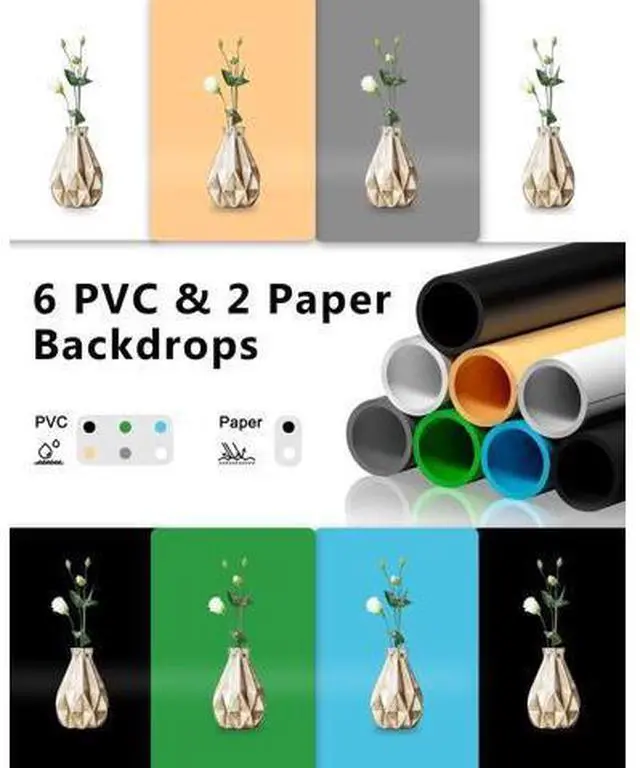 Alt view image 4 of 7 - DUCLUS Light Box Photography, 16x16 Inch Photo Light Box with 160 Dimmable LED Lights (CRI 97+), 6 PVC & 2 Paper Backdrops, Portable Studio Box for Product Photography: Jewelry, Food, Shoes