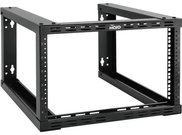 Main image of Tecmojo 6U Fixed Wall Mount Network Rack 15.8inch Depth Open Frame for Server Data/AV/IT/Communication/Computer Equipment/Patch Panel Heavy Duty