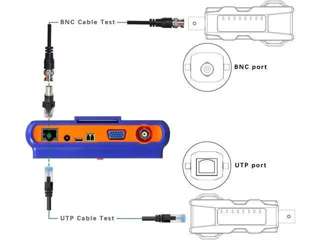 Alt view image 6 of 7 - Portable Wrist CCTV Tester,5'' LCD Monitor,HDMI in &VGA in,Camera Debugging Helper