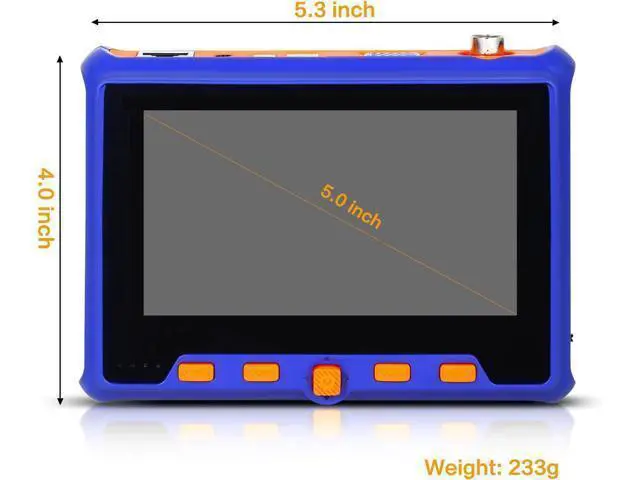 Alt view image 3 of 7 - Portable Wrist CCTV Tester,5'' LCD Monitor,HDMI in &VGA in,Camera Debugging Helper
