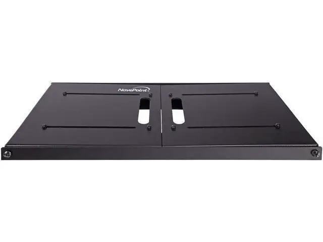 Alt view image 4 of 5 - NavePoint 4U Patch Panel Bracket Wall Mount Patch Panel Rack for 19 Networking Equipment Expandable Mounting Depth 9.5 to 15.5 4U IT Rack 40lbs Weight Capacity