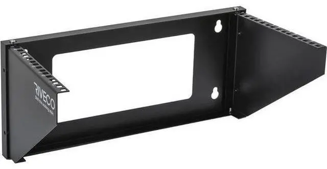 Main image of RIVECO 5U Wall Mount Vertical Rack Network Bracket Firm Constructed Easy Assembly Narrow Space Mounting Racks for AV & Stereo Equipment Black