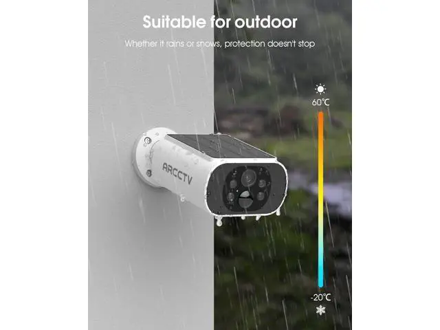 Alt view image 7 of 7 - Solar Security Camera Outdoor Wireless, 4MP Battery Powered Home Surveillance Camera with Embedded Solar Panel, PIR Motion Sensor, 2.4G/5G Dual Band WiFi (2 Pack)