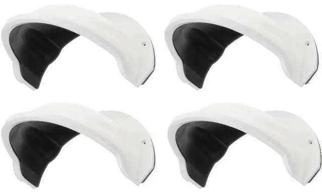 Main image of SDS DS-1250ZJ Universal Sun Rain Shade Camera Cover Shield for Outdoor Camera (4 Pack, White)