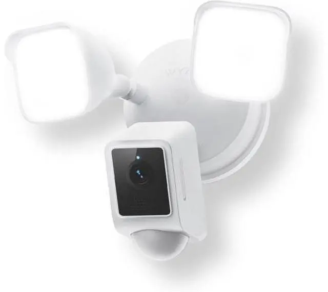 Main image of WYZE Floodlight Camera v2, Security Camera Outdoor, 2K HD with Color Night Vision, 2800-Lumen LEDs, 160° Wide View, 105dB Siren, Works with Alexa & Google Assistant, Wired, Free Expert Support
