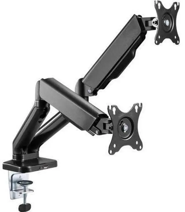 Main image of Dual Spring LCD Monitor Arms with USB and Multimedia Ports