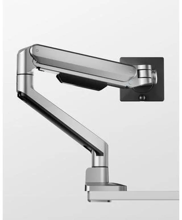 Main image of monTEK Deluxe Monitor Arm up to 40 Inch Holds 26.4 lbs Curved Screens Aluminum Fully Motion Adjustable Single Monitor Stand with Clamp/Grommet Desk Mount, Quick Release Plate,75/100mm VESA, MA1008SL